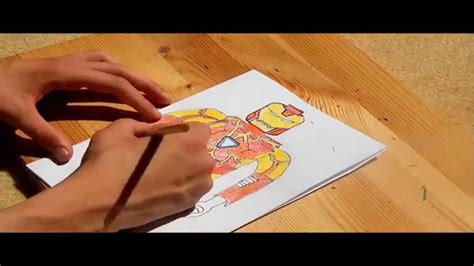 drawing lego iron man marvel youtube
