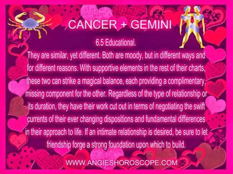Cancer Compatibility With Gemini Cancerwalls