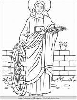 Alexandria Heilige Thecatholickid Zeichnungen Katholische sketch template