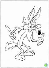Coyote Wile Looney Tunes Dinokids sketch template