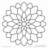 Ausmalen Mandalas Ausdrucken Einfache Malvorlagen Formen Kostenlos Blumenform Sehr Flächen Gleichmäßig Blütenmuster Verteiltes Abstrakt Einfaches Einfachen Válasz sketch template