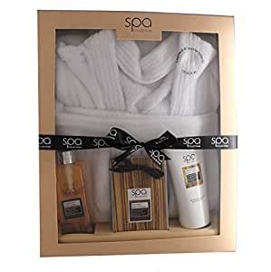 amazoncom style  grace spa collection deluxe robe gift set beauty