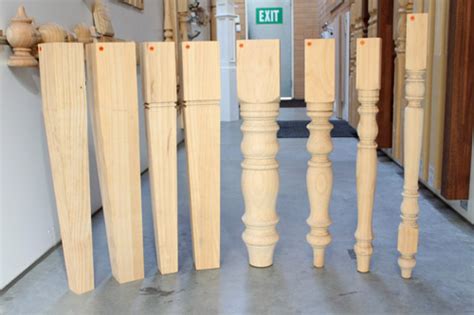 wood table legs    sizes  styles