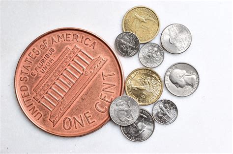 learn    denominations  types  coins produced