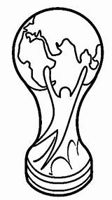 Pokal Fifa Trophy Trofeo Fussball Coloring Ausmalbild Sigrid Lauer Figuritas Trophies sketch template