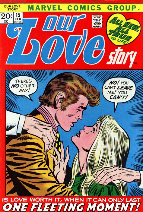 Our Love Story 15 February 1972 Cover By John Buscema