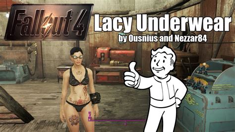Fallout 4 Sexy Mods Lacy Underwear Youtube