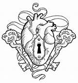 Heart Lock Keys Drawing Key Coloring Pages Drawings Tattoo Koyasan Deviantart Hearts Adult Colouring Hole Locks Getdrawings Tattoos Choose Board sketch template