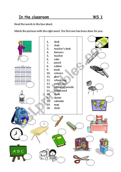 classroom esl worksheet  maus