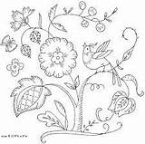 Embroidery Patterns Crewel Jacobean Hand Stitches Designs 1975 Drawing Pattern Floral Flickr Redwork Library Beginners Horse Pdf Near Easy Vintage sketch template