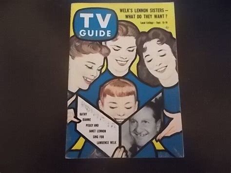 lennon sisters tv guide magazine 1958 ebay