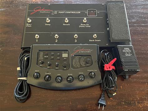 johnson j station and j8 foot controller reverb