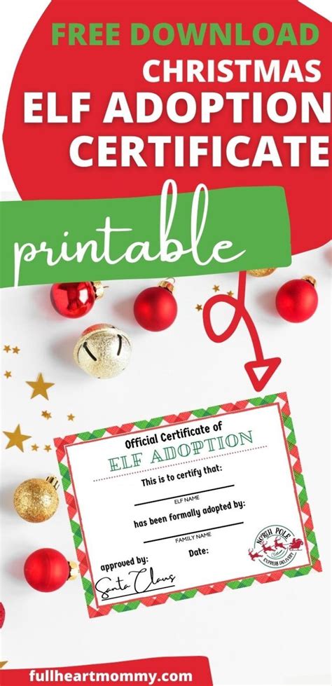 printable elf adoption certificate printable printable word searches