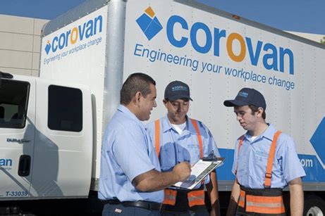energy efficient truck corovan commercial moving  storage