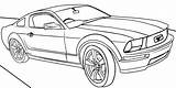 Mustang Coloring Pages Car Cars Fast Ford Furious Gt Drawing Camaro Printable Outline Pdf Print Chevrolet Kids Exotic Cool2bkids Race sketch template