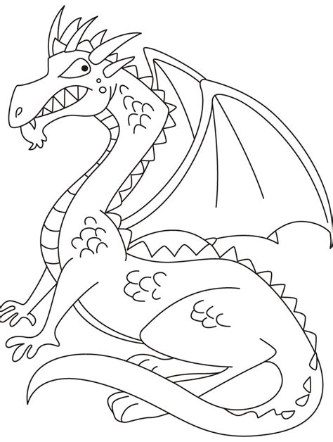 flying high dragon coloring page   flying high dragon