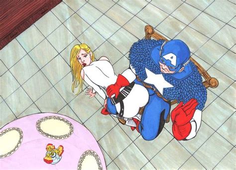 Captain America And Sharon Carter Superhero Spanking And Paddling
