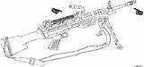 Gun Machine M249 Blueprints Alphabetical 56mm Guns sketch template