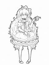 Lineart Whitty Adel sketch template