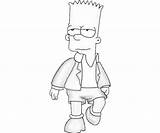 Bart Coloring Simpsons Drawing Simpson Pages Colouring Coloringhome Quoteko Characters Print Character sketch template