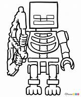 Lego Minecraft Skeleton Draw Webmaster обновлено автором July sketch template