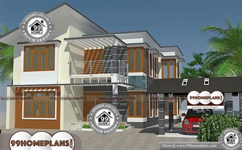 modern house plans  garage  double floor traditional designs