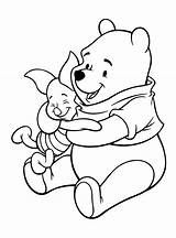 Pooh Winnie Piglet Coloring Clipart Pages Baby Cute Drawing Thanksgiving Sketch Sketches Kids Clipground Popular Getdrawings Paintingvalley Cliparts Collection Coloringhome sketch template