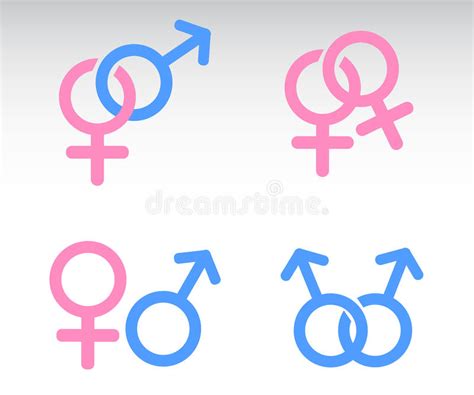 male and female symbols combination stock vector illustration of honeymoon gender 32506766