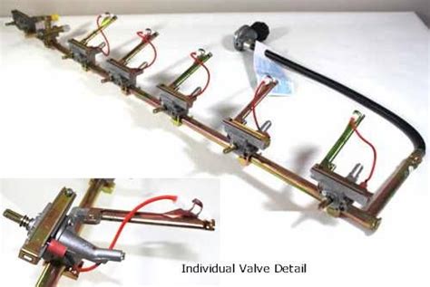 ducane  burner lp propane valve manifold assembly part  longer  grillpartscom