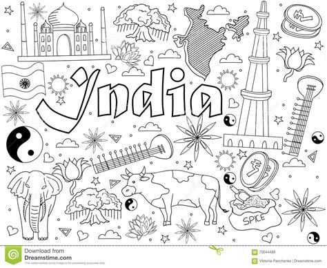 india coloring   designlooter