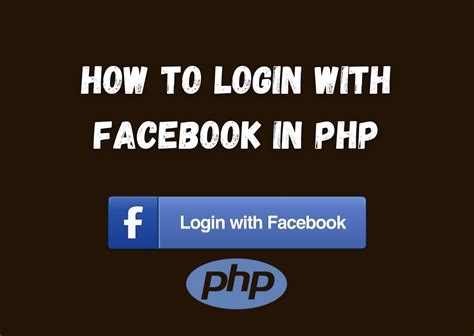 login  facebook  php step  step phpcodingstuff