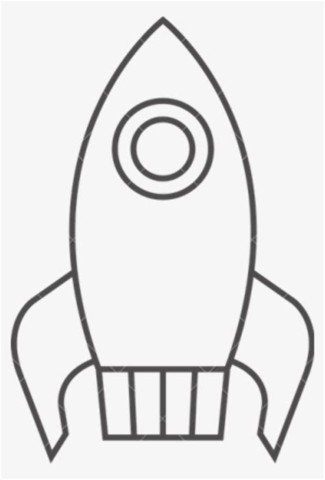 rocket ship printable template