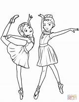 Coloring Pages Albanysinsanity Ballet sketch template