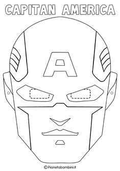 printable captain america mask template captain america coloring