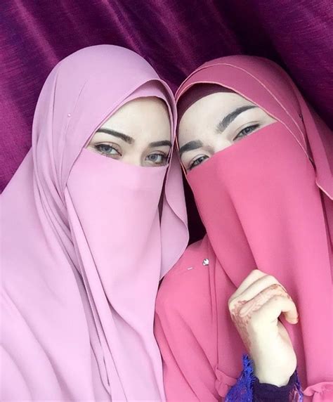 Beauty Muslim Girls Peçe Nikab Nikap Nikabis Kapalı çarşaf Hicab