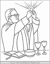 Catholic Pages Thanksgiving Coloring Color Printable Getcolorings Eucharist sketch template