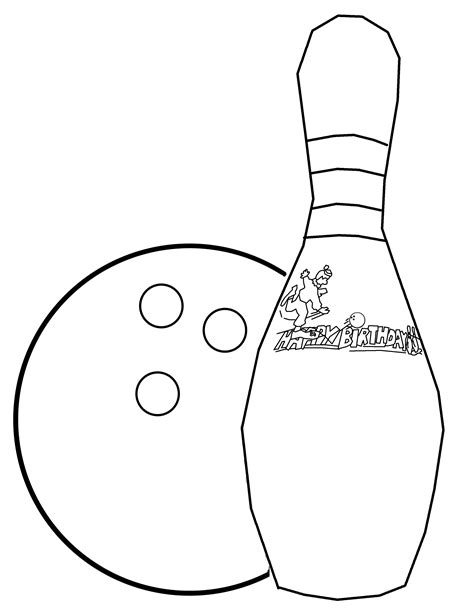 bowling coloring pages printable  getcoloringscom  printable