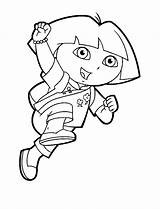 Dora Coloring Pages Explorer Cartoons Print تلوين Post Printable sketch template
