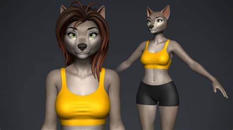 girl furry animation telegraph