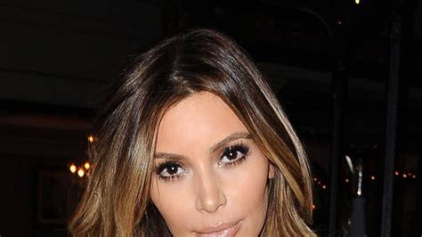 kim kardashian is caught out with her blond ombre hair color again