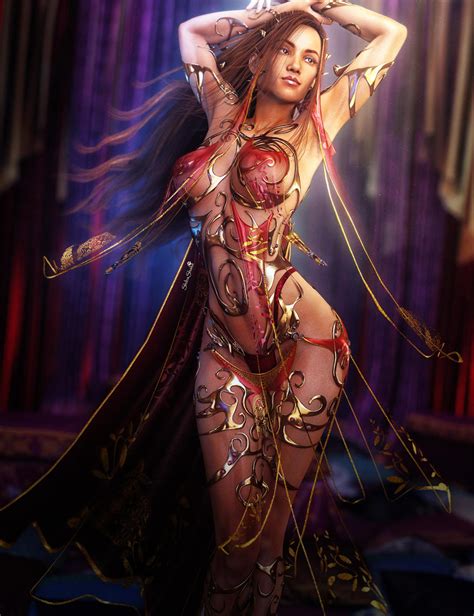 Salome S Dance Of The Seven Veils Fantasy 3d Art By Shibashake On