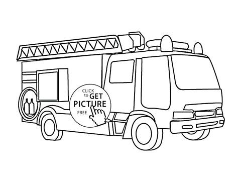 fire truck coloring page  getcoloringscom  printable colorings