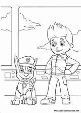 Coloring Patrol Chase Pages sketch template