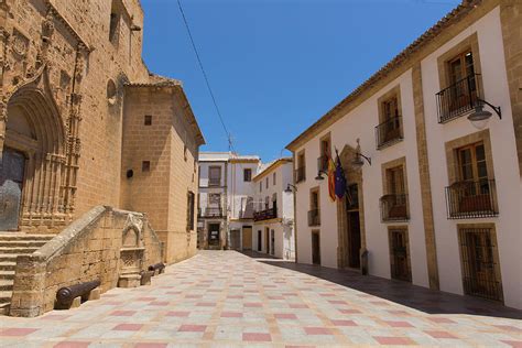 xabia spain view  historic buildings  streets    town photograph  charlesy