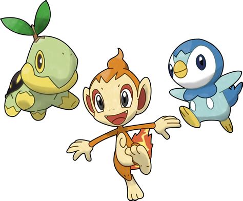 Turtwig Chimchar And Piplup