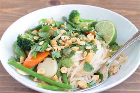 easy vegetable pad thai strong roots nutrition