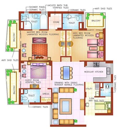 bed room plans  small  large homes apartments