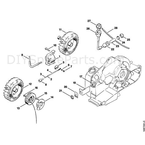 stihl  av chainsaw avew parts diagram trigger unitpickup body