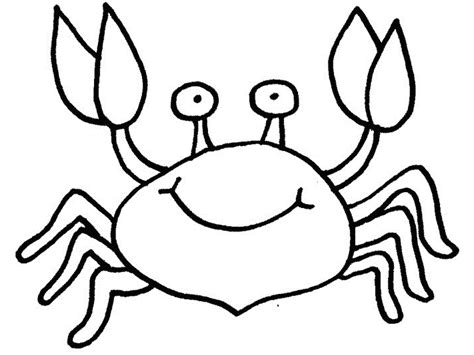 crabs colouring pages