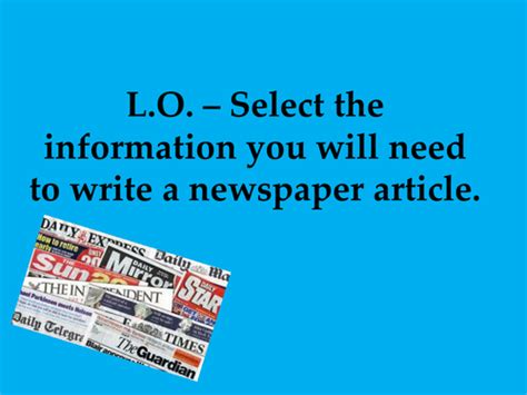 outstanding ks newspapers lesson  follow  assessment teaching